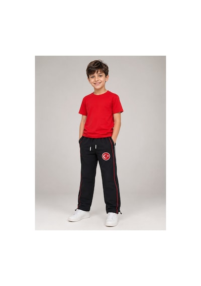 Uğur Bebe Türkiye Milli Takım Temalı Unisex Çocuk Eşofman Altı %100 Pamuk Kompakt Kumaş Cepli Beli Ayarlanabilir Siyah Siyah Uğur Bebe Türkiye Milli Takım Temalı Unisex Çocuk Eşofman Altı %100 Pamuk Kompakt Kumaş Cepli Beli Ayarlanabilir Siyah Siyah