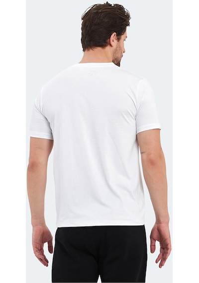 Slazenger KATRIINA Erkek V Yaka Beyaz Tişört