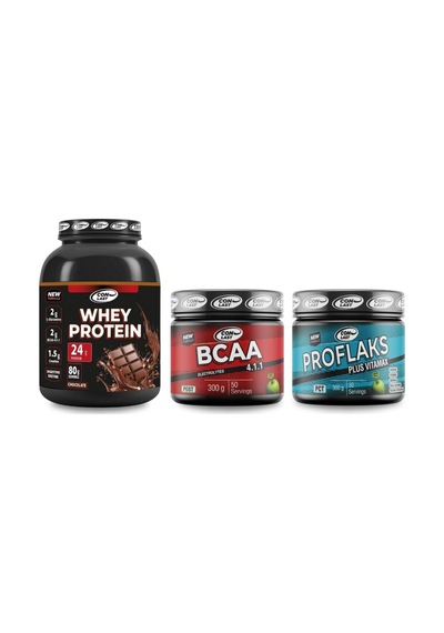 Whey Protein Çikolatalı 2000gr/bcaa300gr/proflaks Plus Vitamax300gr Çikolatalı