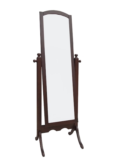 Ayna Boy Oval Dikdörtgen Model  Ahşap  Kayın Ve MDF iskelet. Parlak Ceviz Natüre El Yapım Ceviz