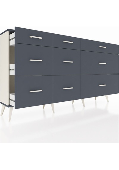 Arges Konsol 9 Çekmeceli 176x30x99 Aytaşı-antrasit Antrasıt - Aytası Arges Konsol 9 Çekmeceli 176x30x99 Aytaşı-antrasit Antrasıt - Aytası