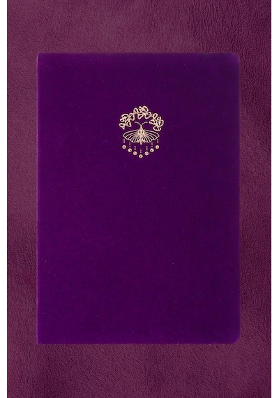 Victoria's Journals Bujo Süet Defter 96 Yaprak A5 160 Gr. Çizgili Mor