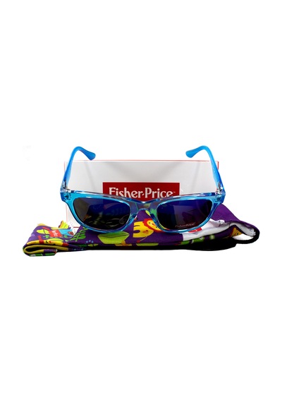 Fisher Price 103 C5 45 Mavi Yuvarlak Çerçeve Çocuk Güneş Gözlüğü