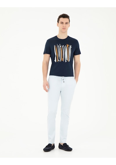 Pierre Cardin Erkek Mavi Pantolon Kanvas-chino 50285534-vr036 Mavi