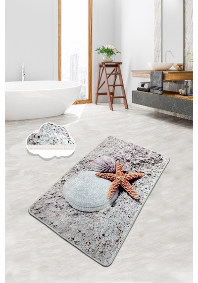 Starfısh 80X100 Cm Banyo Halısı Paspas Yıkanabilir