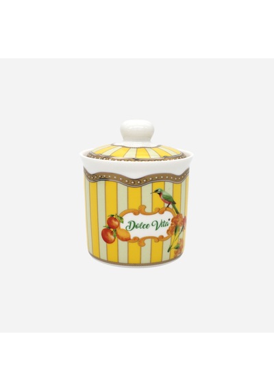 Lisa Minotti Sarı Porselen Saklama Kabı 300 Ml