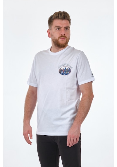 Lumberjack Bisiklet Yaka Baskılı Beyaz Erkek T-shirt 2s11otbl3fx 001