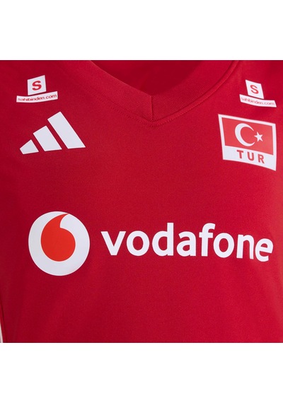 Adidas Türkiye Voleybol Milli Takımı Çocuk Kırmızı Voleybol Forması Kn1104