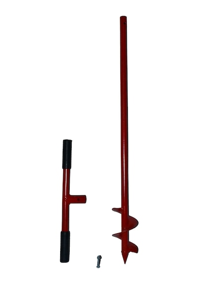Montaj Kollu Toprak Burgusu Çit Dikme Makinesi 15 Cm Çap
