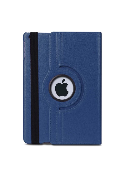 Apple İpad 10.2'' 9. Nesil A2602-a2604-a2603-a2605 İçin Kılıf 360 Rotating Stand Deri Lacivert İpad 9.nesil 10.2 İle Uyumlu Kılıf - Lacivert