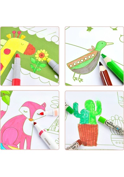 Mideer Çizim Ve Boyama Kitabı Pembe