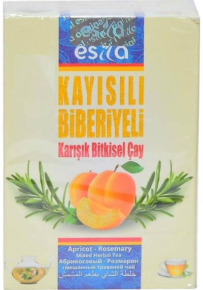 Esila Kayısılı Biberiyeli Karışık Bitkisel Süzen Poşet Çay 45 x 2 G