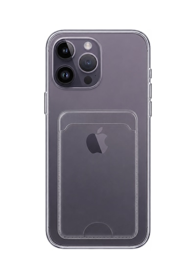 Apple iPhone 14 Pro Max Uyumlu Kartlık Detaylı Silikon Kılıf Yuki Serisi