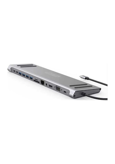 Go Des GD-9120 14 in 1 Stand Type-C Hub SD Kart RJ45 HDMI VGA USB Çoğaltıcı