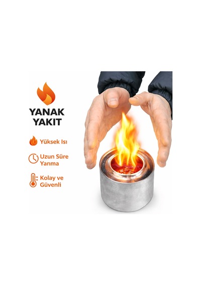 Çakmak Hediyeli Reşo Jel Yakıt Teneke Kutu 200 Gr Net 3 Adet Osmalı Ocak Yakıtı Kanp Piknik Yakıtı