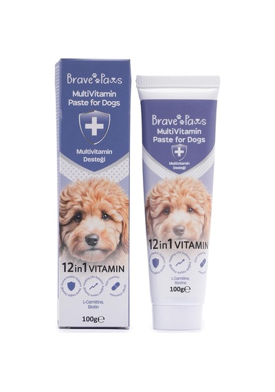 Yetişkin Köpekler İçin Multivitamin Malt Macunu Gelişim Tamamlayıcı Ve Zindeliklı Yaşam Formülü
