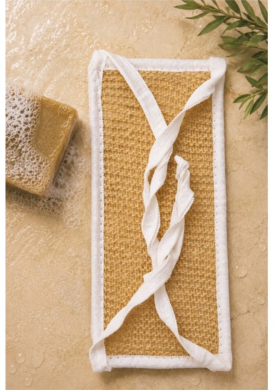 Arga Çiftli Sırt Uzun Kabak Lifi 28cmx12cm Doğal Cilt Temizleme Bitkisel Banyo Lifi - 573083703