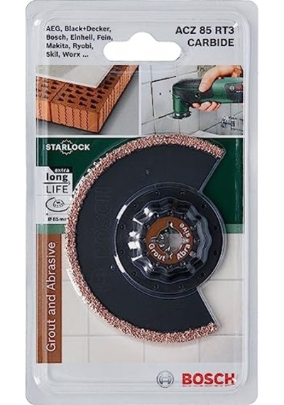 Professional Accessories Diy Carbide Serisi Derz Arası Karbür Riff Segman Testere Bıçağı, 85 Mm/acz 85 Rt3, Siyah çok renkli