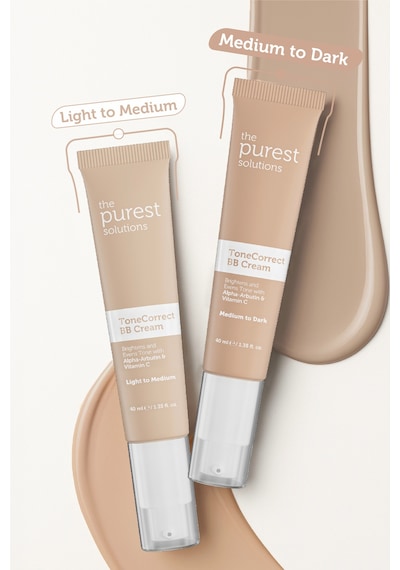 The Purest Solutions Lekeli Ciltler İçin Cilt Tonu Eşitleyici BB Krem ,SPF 50 + 40 ml – Orta / Koyu Ton