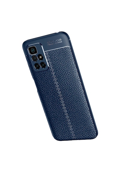 Redmi 10 Kılıf Tchs Niss Silikon Kapak - Lacivert Lacivert