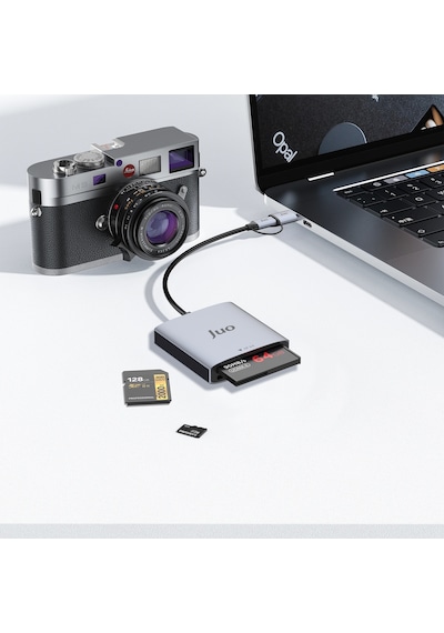 Juo MT03345 Usb 3.2 Ve Type-c 3'ü 1 Arada Sd / Cf / Tf Micro Sd Hafıza Kart Okuyucu