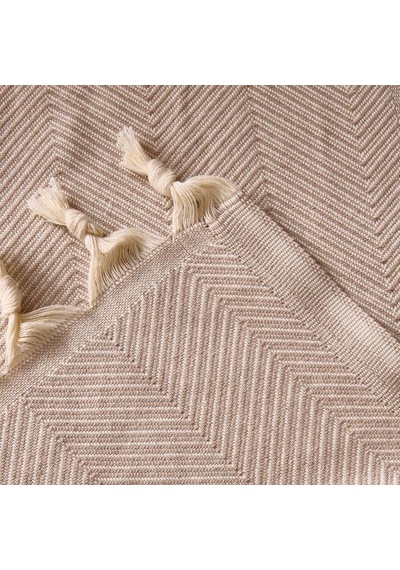 Dc Home Trendy Koltuk Şalı - Bej - 170x230 Cm Bej