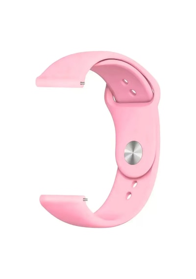 Forzacase Honor Watch Magic / Magic 2 46 Mm İle Uyumlu Yumuşak Jel Şık Silikon Kordon Kayış - Fc875 Pembe