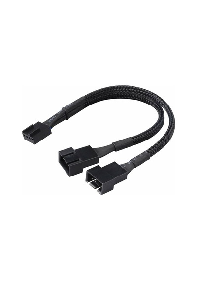 1 To 2 Çoğaltıcı 25cm Fan Uzatma Kablosu Y Tip 4 Pin 3 Pin Bilgisayar Kasa Anakart Ekran Kartı