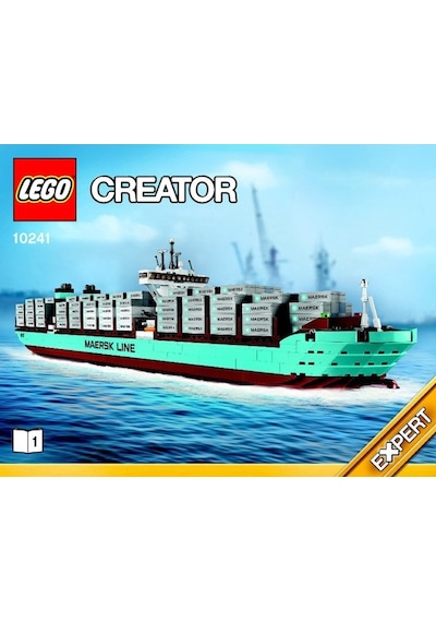 LEGO Creator 10241 Maersk Line Triple E Yapı Seti 1518 Parça