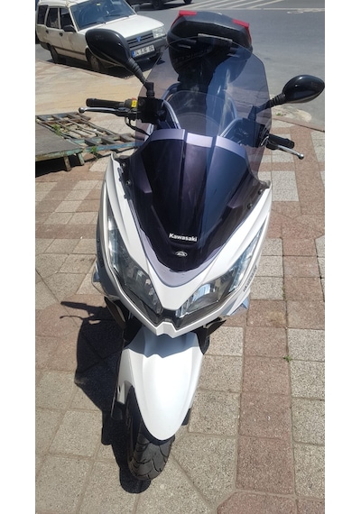 Kawasakı J300 Uzun Cam 66Cm Koyu Füme 4Mm Zeus