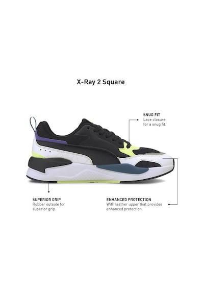 Puma X-Ray 2 Square Erkek Spor Ayakkabı-28975-Beyaz