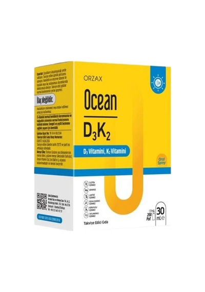 Ocean Vitamin D3 K2 Sprey 30 Ml