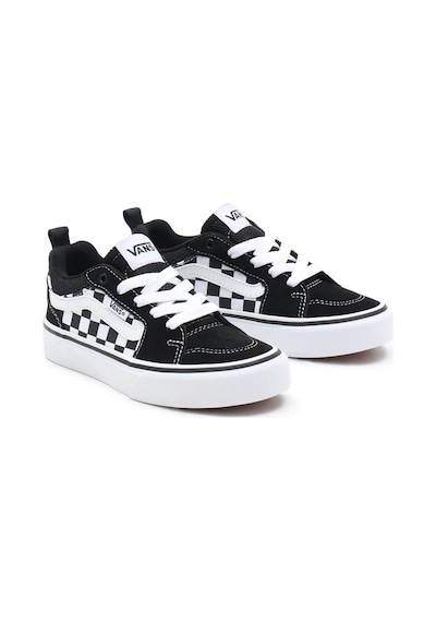 VANS Ayakkabı VN0A3MVP5GX1 YT Filmore (Checkerboard) Black/Whte 35 Siyah
