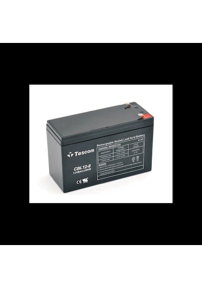 Tescom Combatt, Cbl12-9, 12v 9ah, Bakımsız, Kuru Akü. Ups İçin Uygundur. 100012238