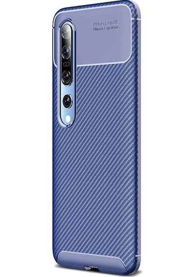 Smcase Xiaomi Mi 10 Pro Kılıf Ultra Soft Negro Karbon Silikon Siyah