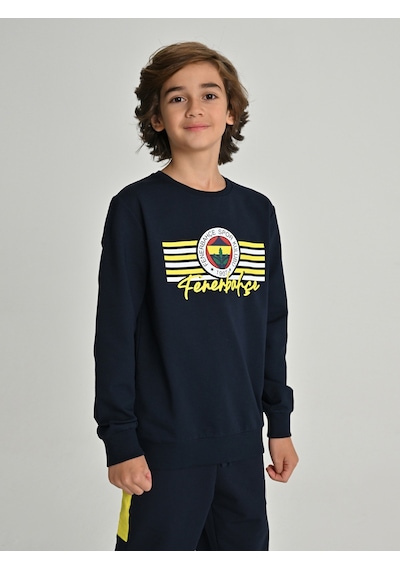 Fenerium Çocuk Trıbun Şeritli Fenerbahçe Sweat Fb Laci Yeni