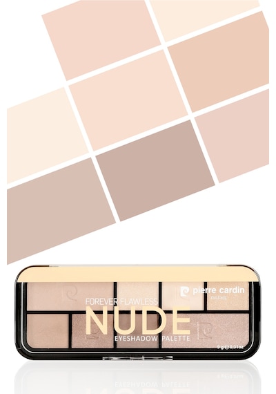 Pierre Cardin Forever Flawless Nude Eyeshadow Palette - Far Paleti 8'li Nude