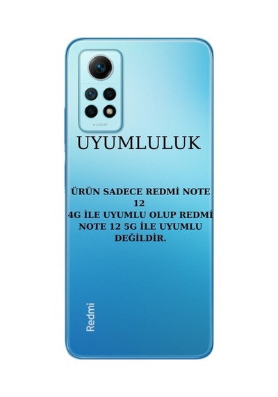 Xiaomi Redmi Note 12 Pro 4g Uyumlu Kılıf Esnek Silikon Telefon Kılıfı Ve Temperli Cam Ekran Koruyucu Siyah