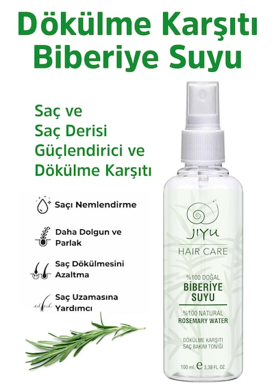 Biberiye Suyu Dökülme Karşıtı Saç Bakım Toniği
