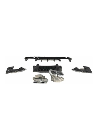 Autogp Mercedes W213 C238 E63 Arka Tampon Difüzör Ve Egzoz Ucu E Coupe 2013+