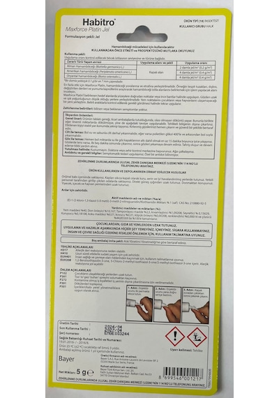 Habitro Maxforce Platin Jel Hamamböceği Öldürücü 6x5 Gr Profesyonel Hamam Böceği Jel