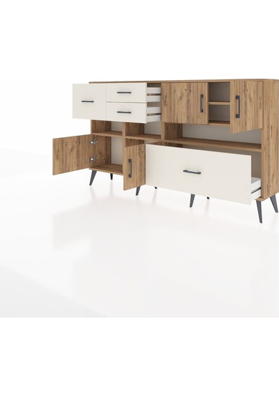 Arges Konsol 5 Raflı 4 Çekmeceli 4 Kapaklı 176x30x99 Çam-çam/aytaşı Atlas Çam/aytası - Atlas Çam Arges Konsol 5 Raflı 4 Çekmeceli 4 Kapaklı 176x30x99 Çam-çam/aytaşı Atlas Çam/aytası - Atlas Çam
