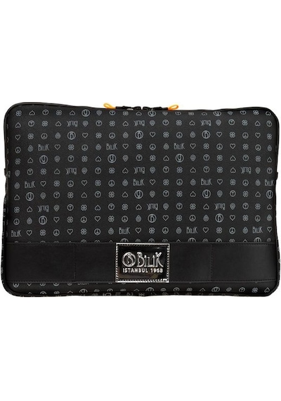 Bilik Deri Monogram Siyah Unisex Laptop & Evrak Çantası Laptop Mg Siyah
