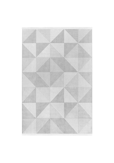 Etnik Craft Madre Modern Desenli Halı Md04 Gri Krem-gri