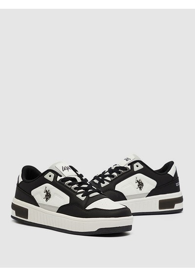 U.s. Polo Assn. Cypher Beyaz Kadın Sneaker Günlük Ayakkabı Beyaz-siyah