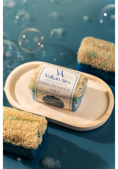 Volkan Ates Natural & Beauty Hyaluronik Asit Kabak Lifli Doğal Sabun 130 Gr