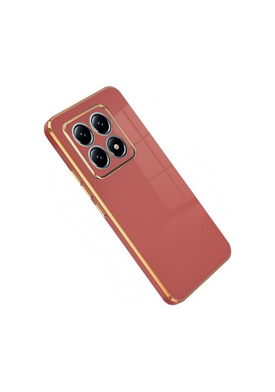 Xiaomi Mi 14t Pro Uyumlu Volet Silikon - Kırmızı