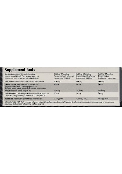 Olimp Beta Alanine Carno Rush 80 Tablet (474849800)-Aromasız