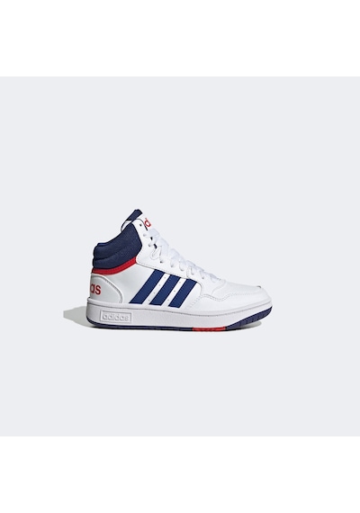 Adidas Sportswear Hoops 3.0 Mid Çocuk Beyaz Spor Ayakkabı Düz Gz9647 Beyaz
