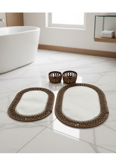 Senza Atelier Lüks 4 Lü Banyo & Antre Seti Krem Peluş Dokulu, Fırfırlı Jüt Halat Paspas Takımı Ve 2 Li Sepet Beyaz - Sarı Senza Atelier Lüks 4 Lü Banyo & Antre Seti Krem Peluş Dokulu, Fırfırlı Jüt Halat Paspas Takımı Ve 2 Li Sepet Beyaz - Sarı